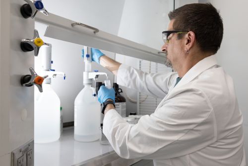 Steadfast Lab Staff Doing Testing